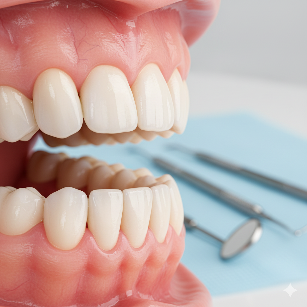 Patient receiving a dental implant procedure at West Brickell Dental in Miami.